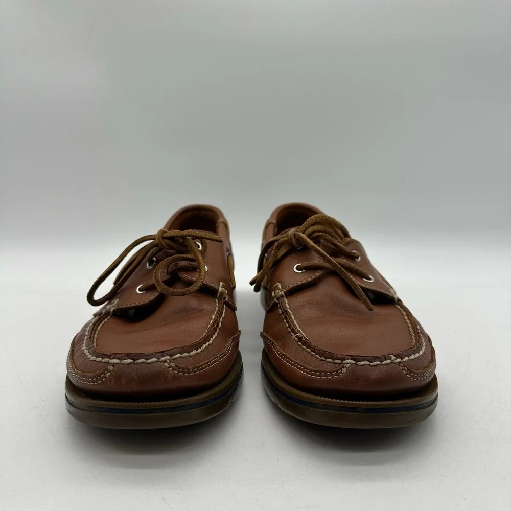 Rockport APM2664F Men's Size 9M‎ Brown Leather Boat Shoes Dock Footwear